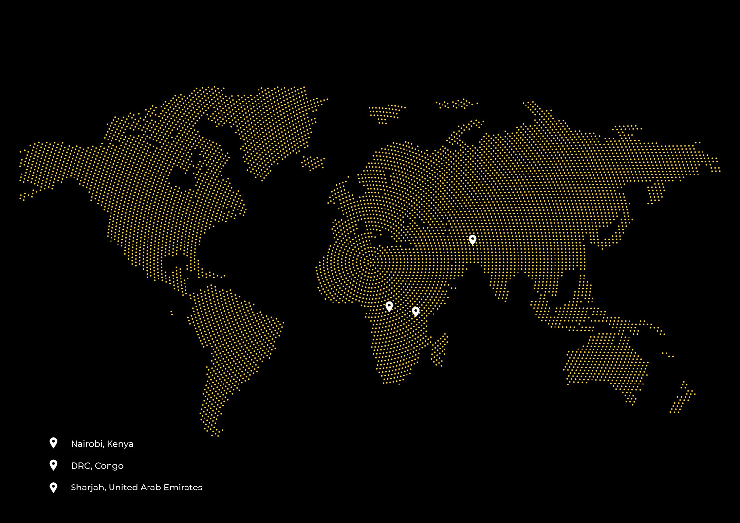 Global Locations Map